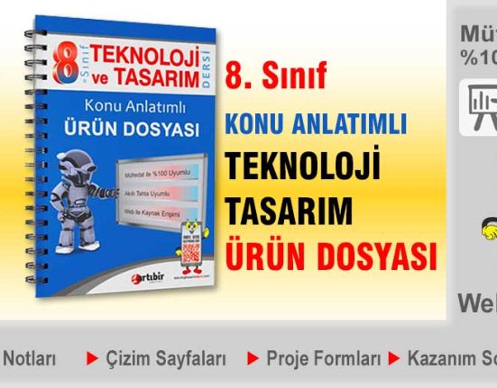 8. sınıf teknoloji tasarım dersi ürün dosyası