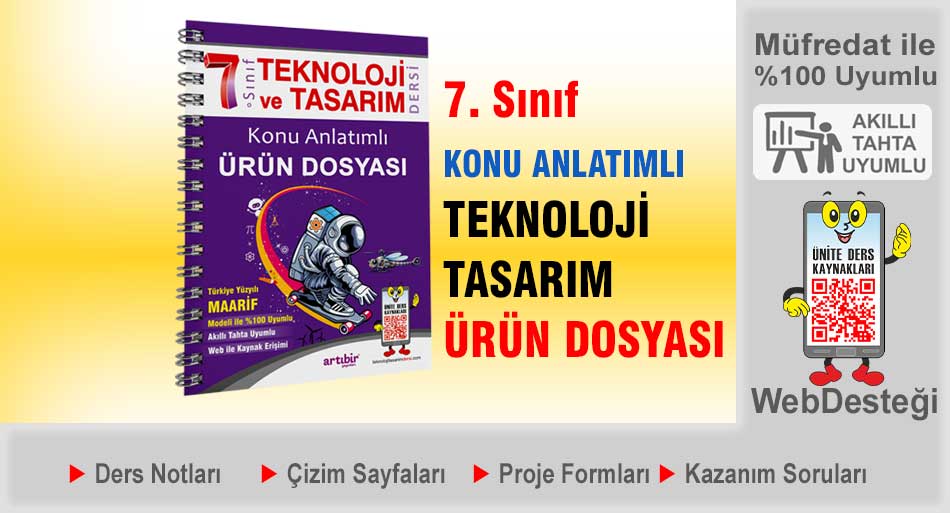 Teknoloji Tasarım Ürün Dosyası 7. sınıf