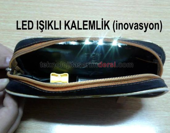Teknoloji Tasarım İcatları 17 Led Işıklı Kalemlik