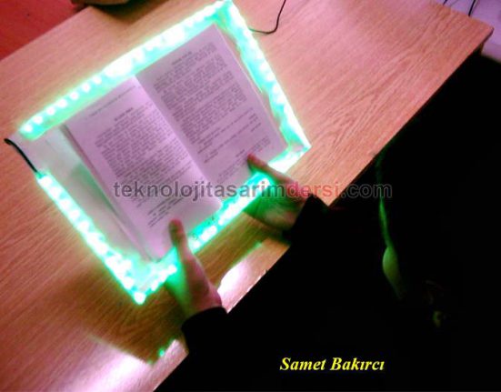 teknoloji tasarım icatları -5 ışıklı kitap