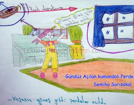 Teknoloji Tasarım Projesi 21 otomatik perde